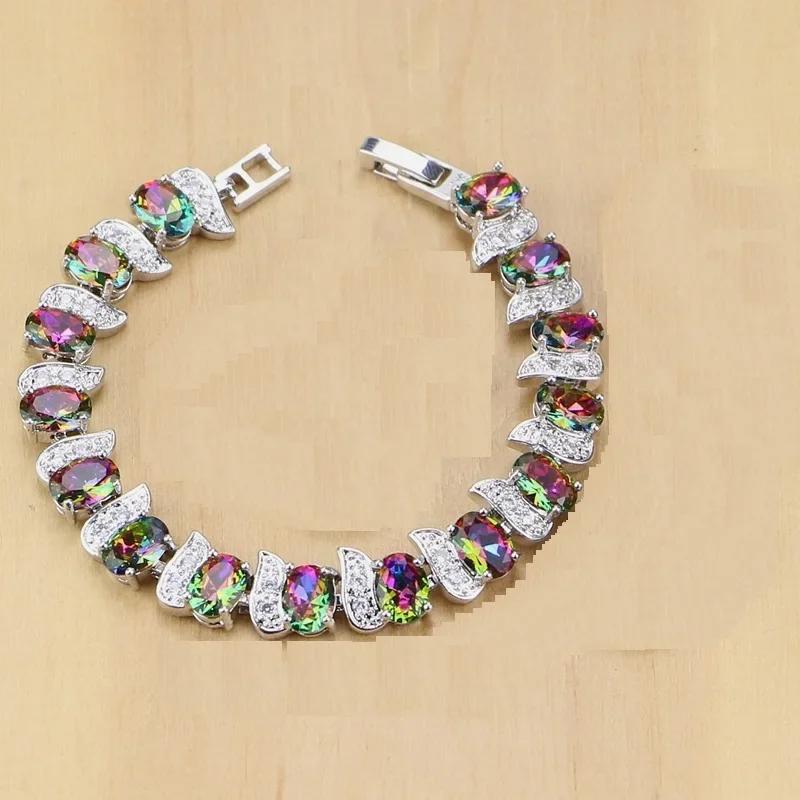 Bracelet Charm Élégant pour Femme Incrusté de Cristal Mode Bijoux de Fiançailles Mariage
