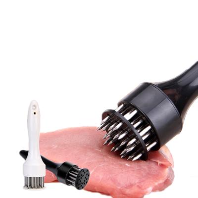 21-Pin Ev Tipi Yuvarlak Paslanmaz Çelik Biftek Tender Et İğnesi Domuz Eti Tenderizer Kaburga Kırıcı Mutfak Aşçı Aletleri Et Çekiç