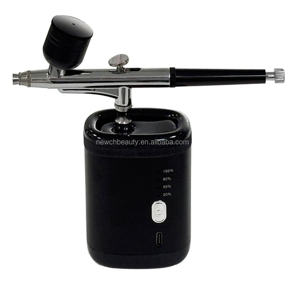 Portable Handheld Airbrush Nail Art Kit AirBrush Spray Gun With USB Charging Makeup Brush Set Tattoo Model Paint Barber Hair Dye