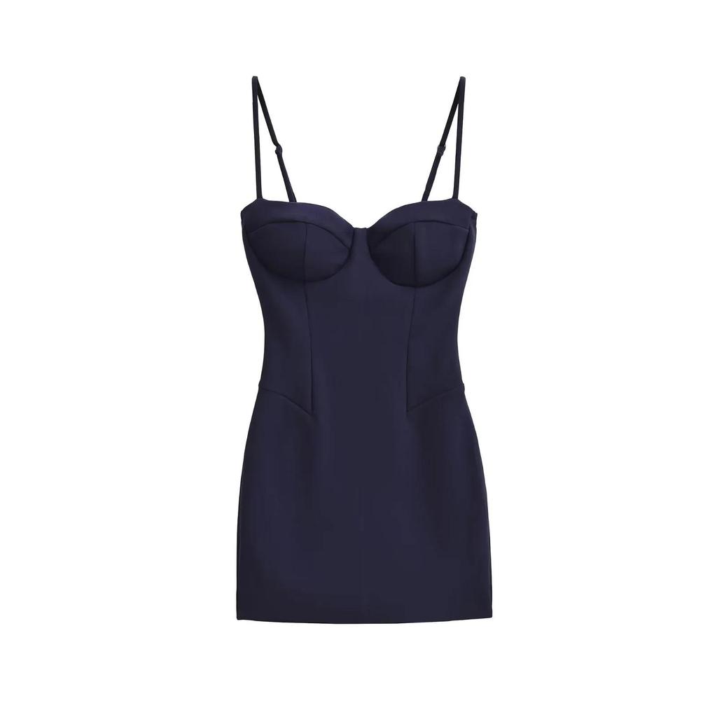 Sexy trägerloses rückenfreies Sommer-Bodycon-Kleid für zierliche Frauen