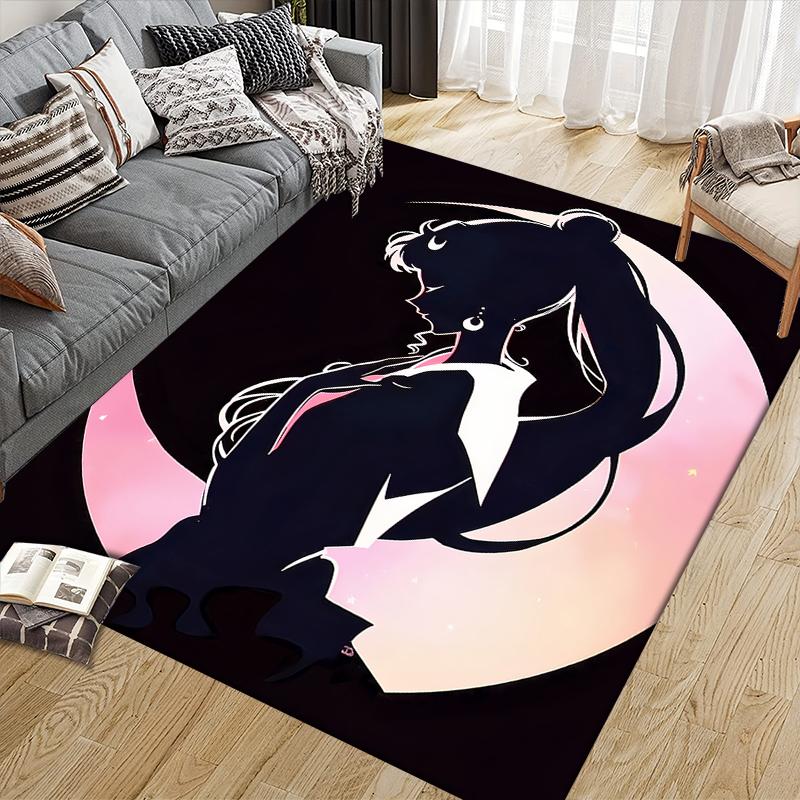 Sailor Moon Sailor Mercury Area Rug, Sailor Moon Fan Soft Carpet, Ideal Gift.chl