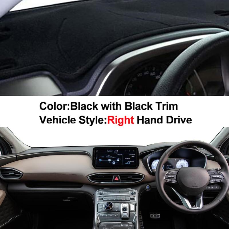 

Car Auto Dashboard Cover DashMat Carpet Cape For Hyundai Santa Fe HEV 2026 2026 Protector Rug Cushion Anti-UV Block Sun Ray