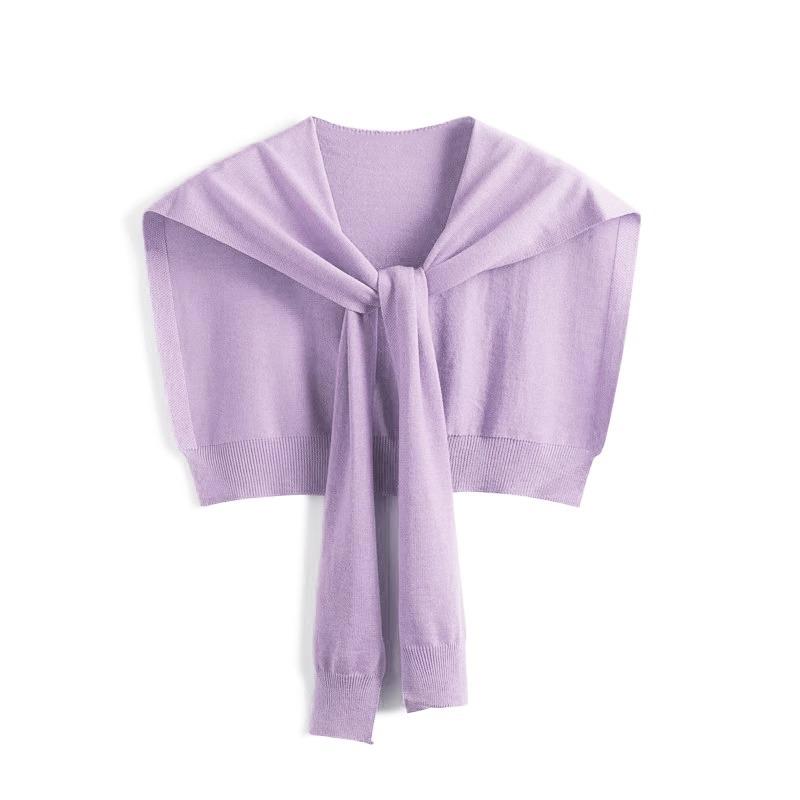 Women's Knit Shawl: Spring/Summer, Air-Conditioned Room Outerwear, Shoulder and Neck Cover, Versatile Design, Widened Scarf Shawl.