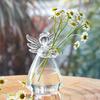 Glass Hydroponic Vase, Suitable for Wedding Decorations, Angel Hydroponic Vase, Floral Decorations, Flower Arrangement Vessels