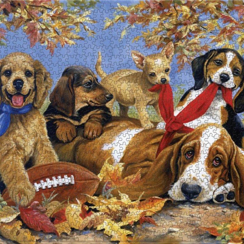 A 1000pcs Jigsaw Puzzle Featuring Natural Landscapes, Animal Farms, Creative Famous Paintings
