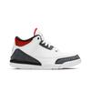 Air 3 Retro Denim SE PreSchool 'Fire Red' (Unisex) White / Fire Red / Black Kids' Basketball Shoes DB0443 100