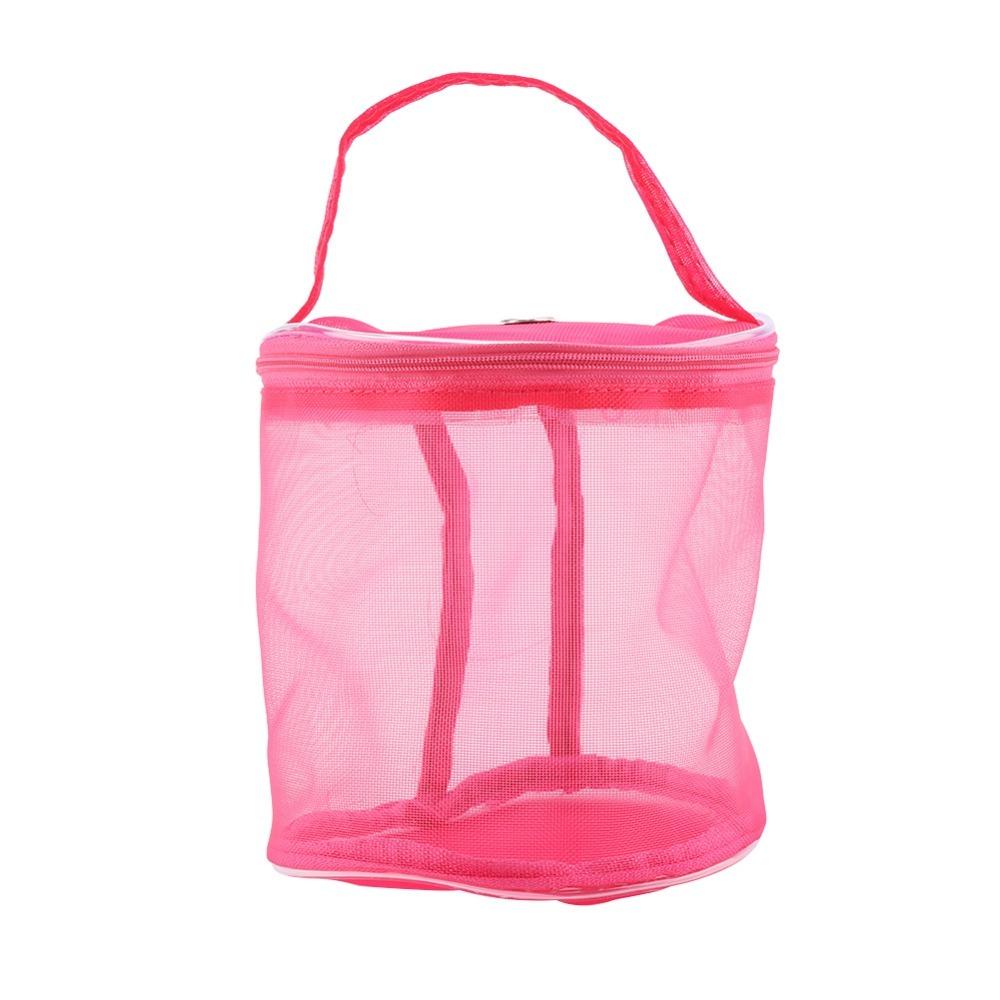 

Mesh Mesh Yarn Storage Bag Cylinder Multi-Purpose Portable Storage Bag Durable Lightweight Wool Yarn Container Knitting Projects розы красного