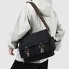 Men's Retro Canvas Messenger Bag – Casual Crossbody Sling with Adjustable Strap for Outdoor & Travel Use