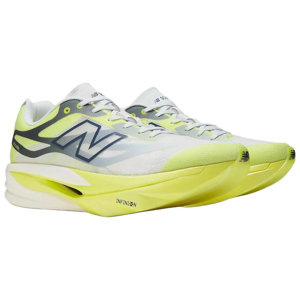 New Balance SuperComp Elite V6 Running Shoes Men's Low Top White Yellow MRCEL598
