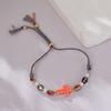 Colorful Cross Braided Bracelet For Women Bohemia  Pearls Adjustable Bracelet Friendship Jewelry