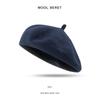 Female Handmade Diy Beret Female Hat Autumn Woolen Painter Hat Warm And Thick Newsboy Hat Outdoor Hiking Hat
