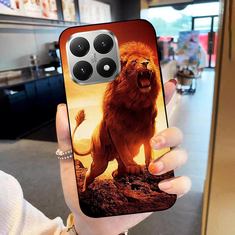 Soft Case For Xiaomi 15T 15 T Fundas Black TPU Silicone Back Cover For Xiaomi15T Phone Case Shockproof Protective Cartoon Coque