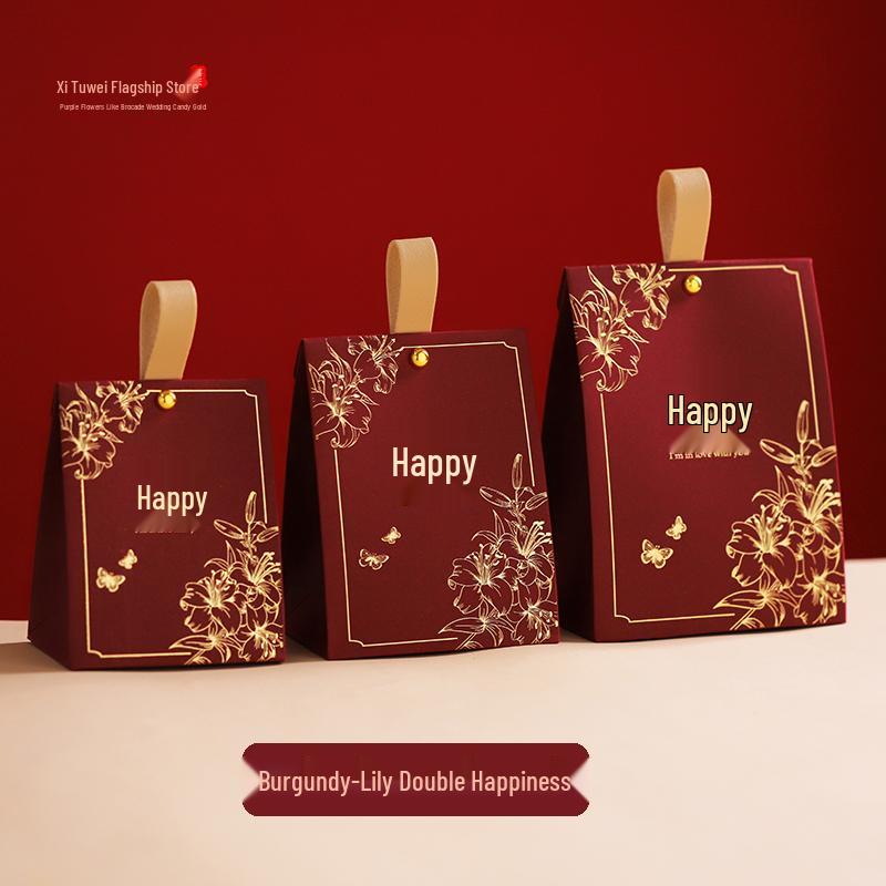 Large Chinese Style Candy Box for Weddings 2025