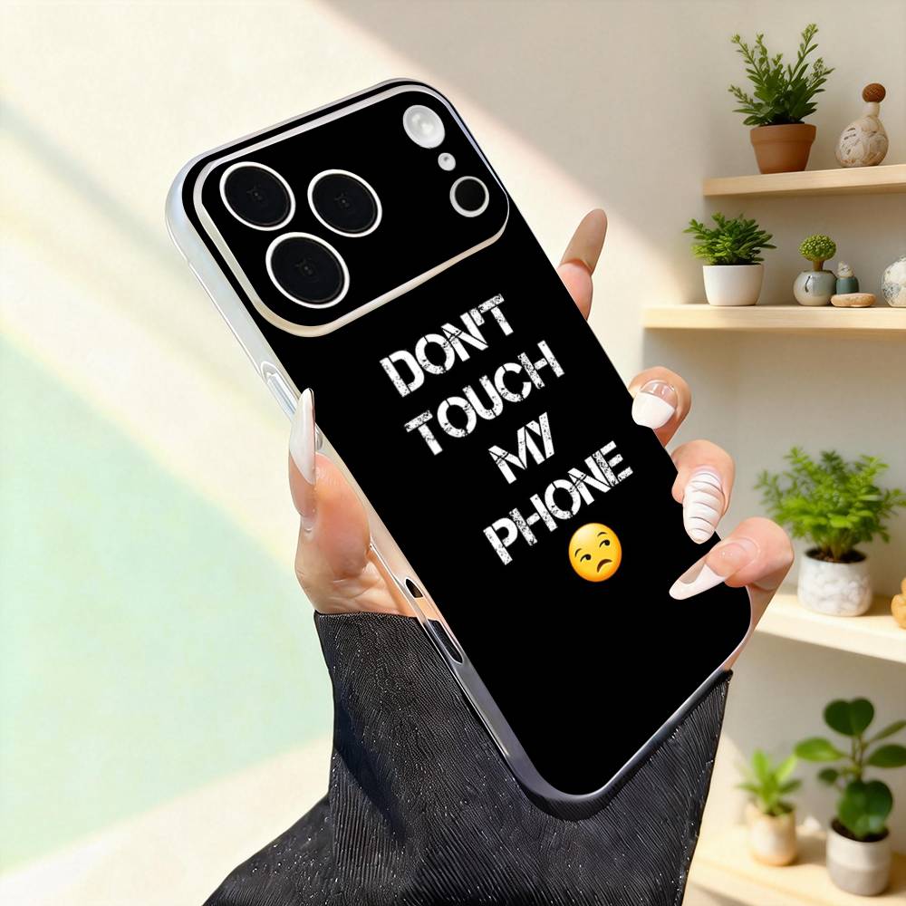 language Dont Touch My Cool For iPhone 11,12,13,14,15,16,17,Pro,Max,Plus,Mini,SE4,E Phone Case Magnetic For Magsafe Wireless