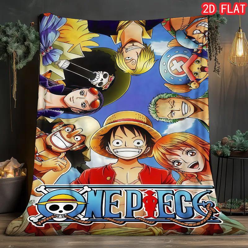 One Piece Collection Blanket Soft Flannel Cozy Warm for Anime Fans Collection THW