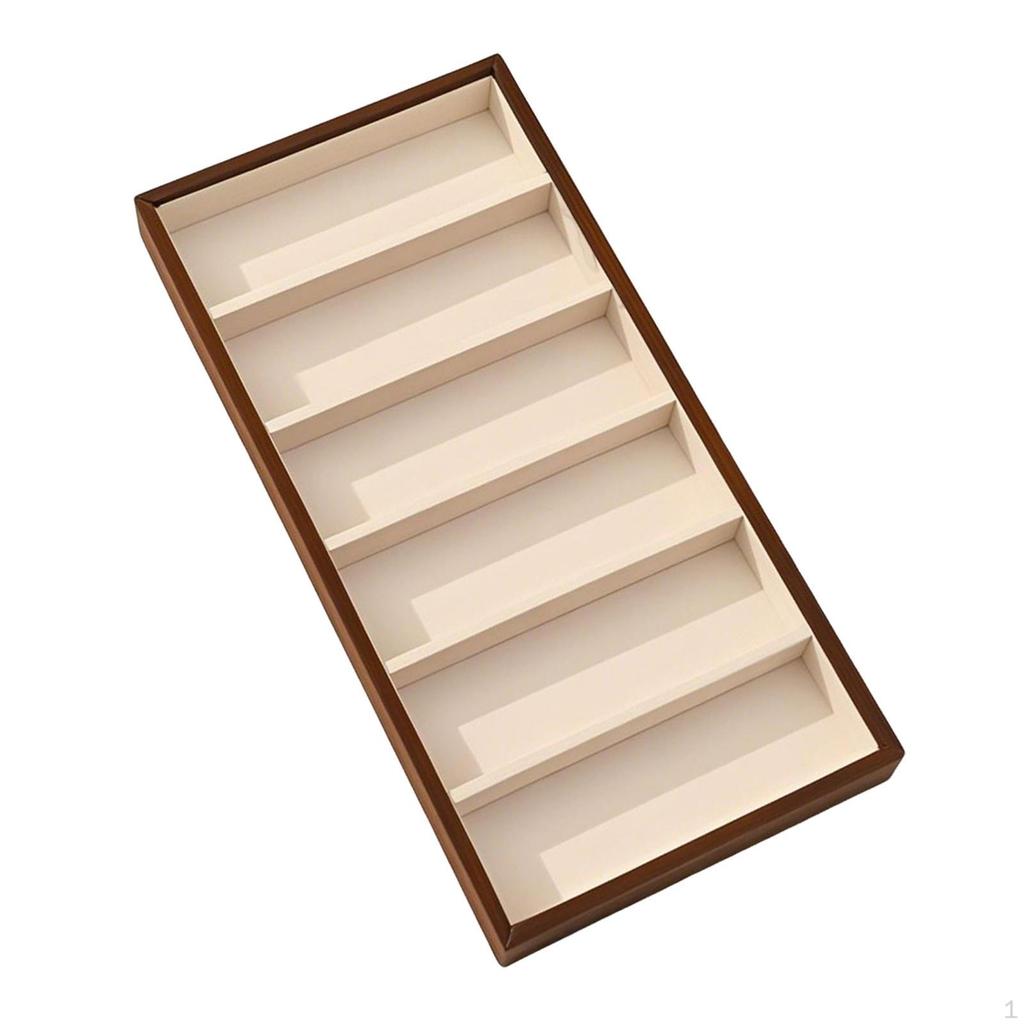 Display Case for Eyeglasses And Jewelry Collection Organizer Tray