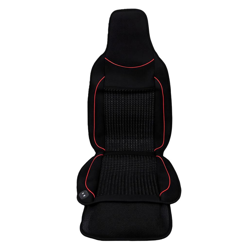 Cooling Truck Seat Cover with Back Support, Double Massage Points and 2 Oversized Fans, with Reverse Airflow Ventilation, for