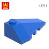 Non-Toxic 74Pcs/Lot 43711 Right Wedge Sloped 4X3 Triple Building Blocks Moc Accessories Compatible With Bricks Children Toys Gift Bo