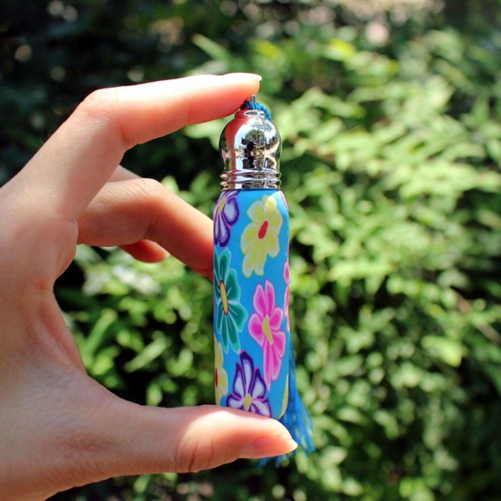 Clay Roller Bottle Empty Refillable Bottle Essential Oil Roller Bottles Glass Roll On Bottles Rollerball Bottle  Bottle