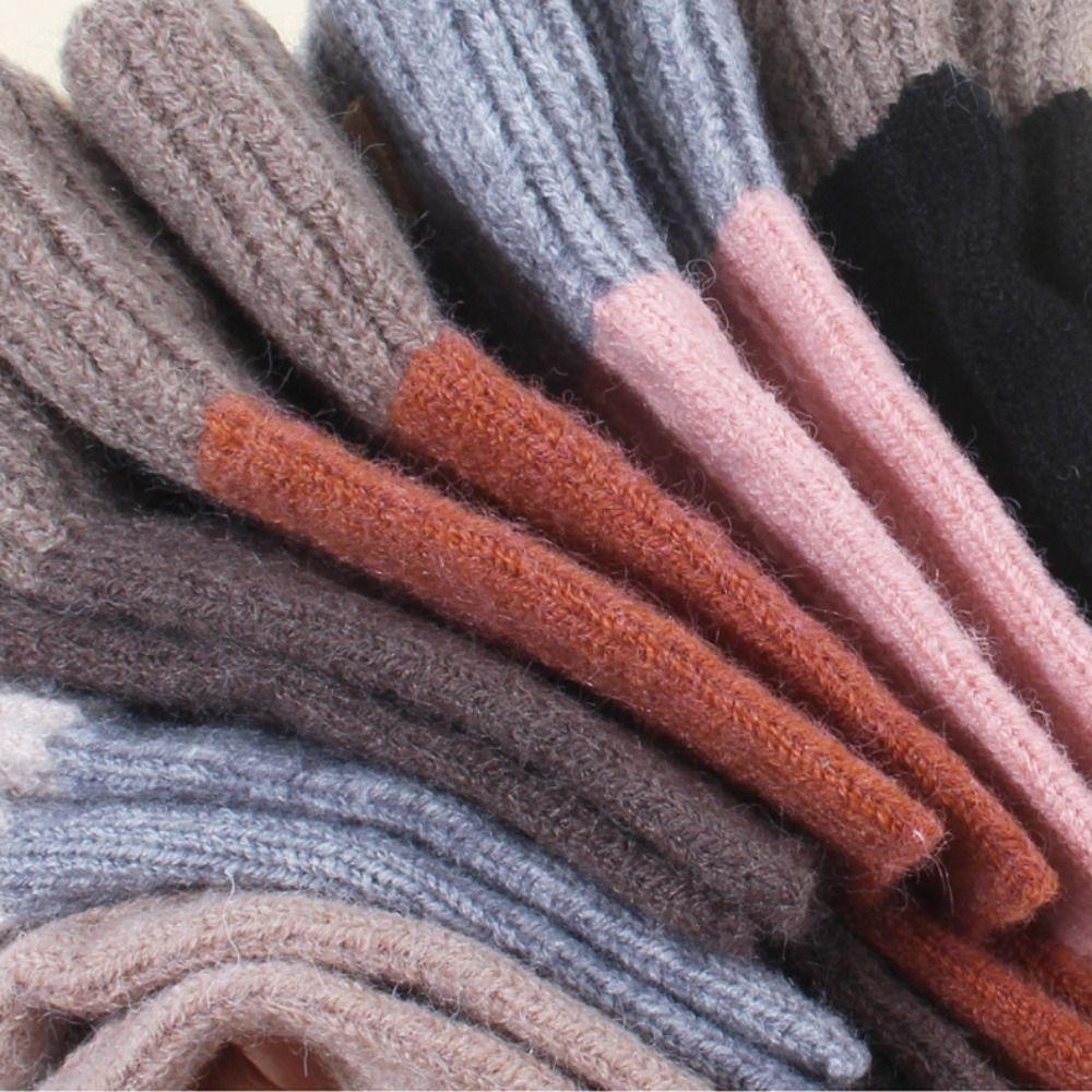 Anti-Freeze Thermal Gloves Thick Winter Warm Gloves New Half Finger Gloves Women Men