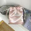 Floral Plaid Drawstring Pouch: Sundries, Keys, Coin, Card & Phone Holder