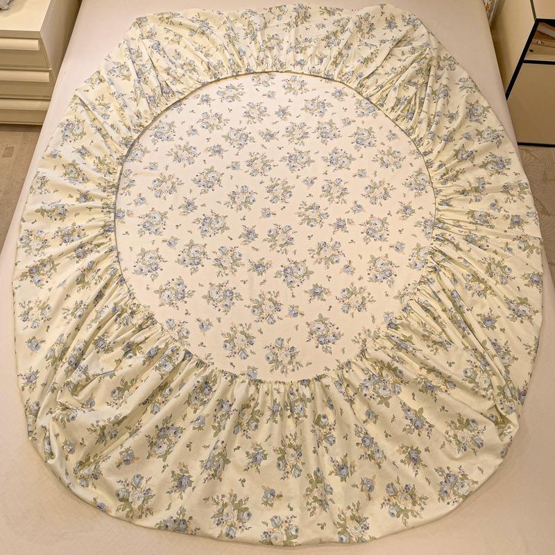 Mei Yun Ge Small Fresh All Cotton Printed Flower Series Single Bed Sheet