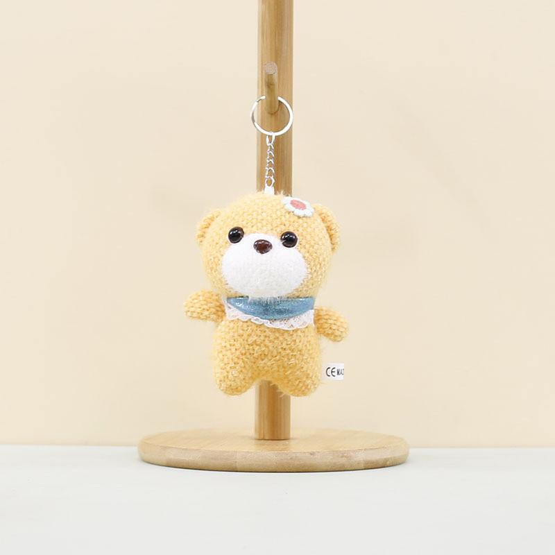 

Charming Bear Keychain Plushie In Colorful Options For Kids And Adults Bear Yellow
