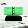 Neuartige schwebende Geschenklampe Geld magnetische Levitation Bargeld 360 Grad drehendes Schreibtischornament mit 3-Farben-/grünem Licht für Büro-Spielzimmer-Dekoration