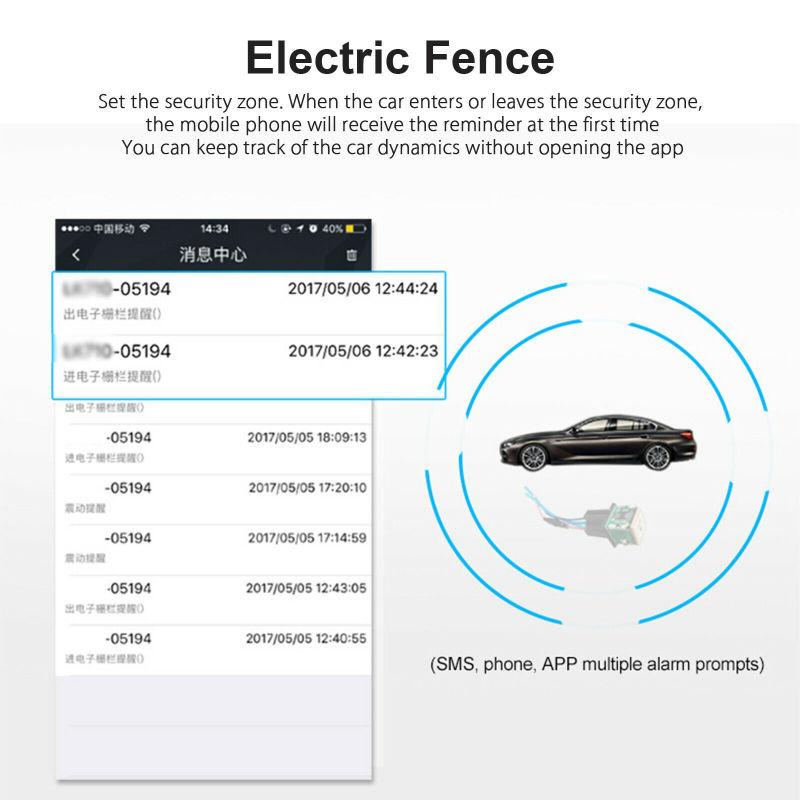 GPS-Auto-Tracker, Echtzeit-Geräte-Locator, Fernbedienung, Diebstahlsicherung, versteckter 10–40 V-Locator