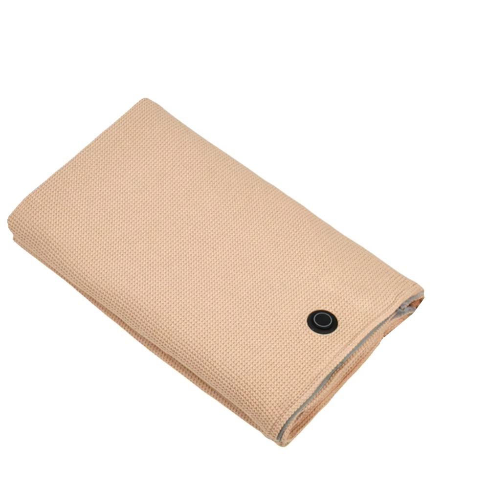 Wearable Electric Heated Blanket Zipper Closure Body Warmer Wrap Heating Large Shawl  Travel