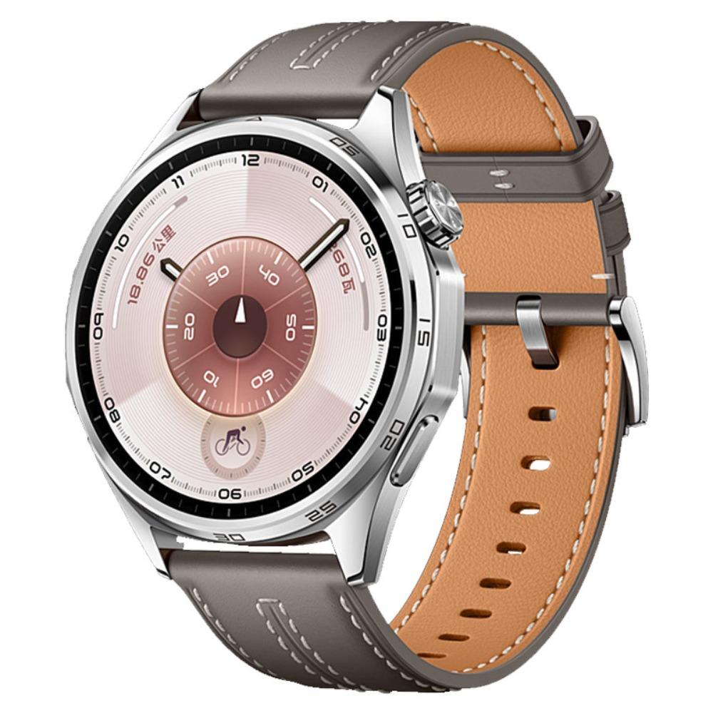 22mm Leather Strap for Huawei Watch GT6/5 Pro GT6/5/4/3 46mm Bussiness Band Wristband for Huawei Watch 5 4 46mm Watch Strap