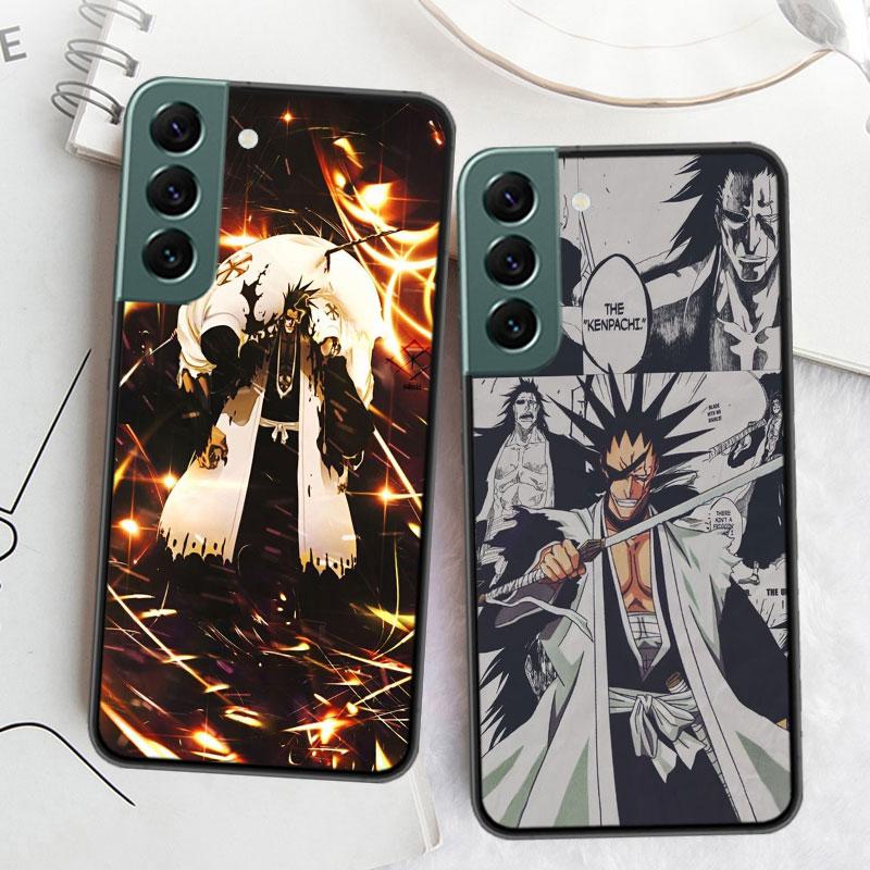 BLEACH Zaraki Kenpachi Phone Case For Samsung Galaxy S22 S25 Ultra S21 S10 Plus S26 Edge S20 S23 S24 FE Cover Silicone Soft