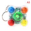 1PC Giocattolo Antistress per Adulti Bambini Portatile Colorato a Forma di Gamepad Labirinto di Memoria Cubo Gadget Portachiavi Gioco Educativo di Svolta