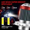 White Yellow Motorcycle LED Headlight Bulb High Low Beam Motorbike Spotlights Bulb  Road Safety