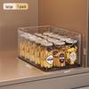 Transparent Cabinet Organizer Box with Handle