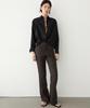 Masimodutti 100% Linen Kick Bell-Bottom Pants