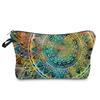 Mandala Makeup Bag Printed Multi Functional Portable Travel Storage Pouch Wash