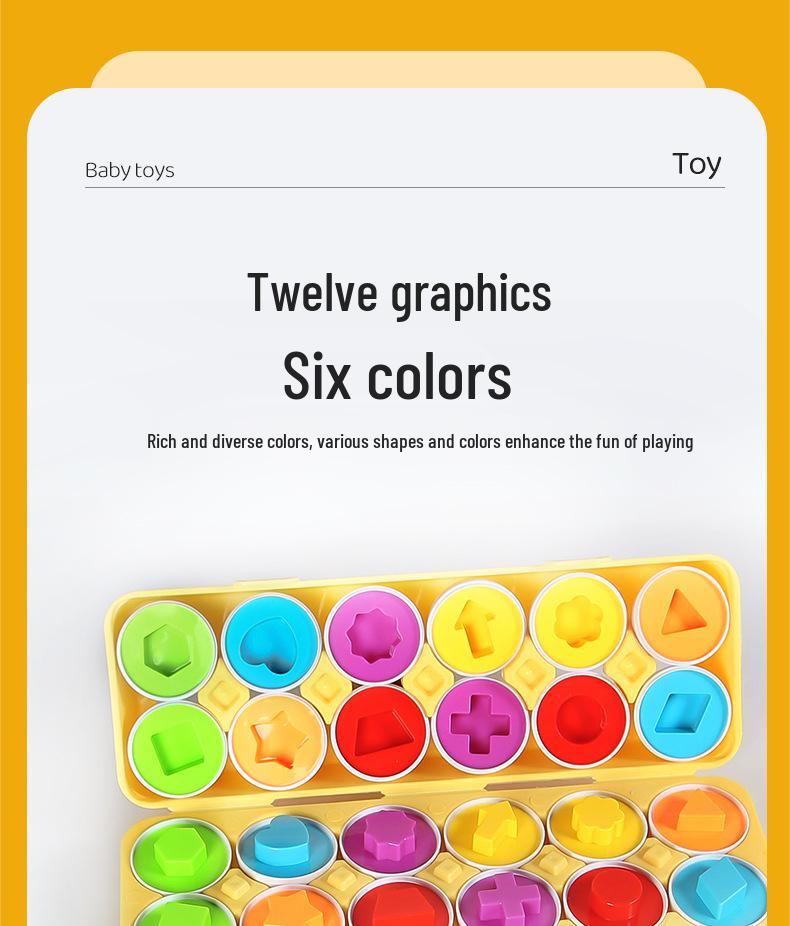 Smart Egg Matching Early Education Toy - Free Shipping