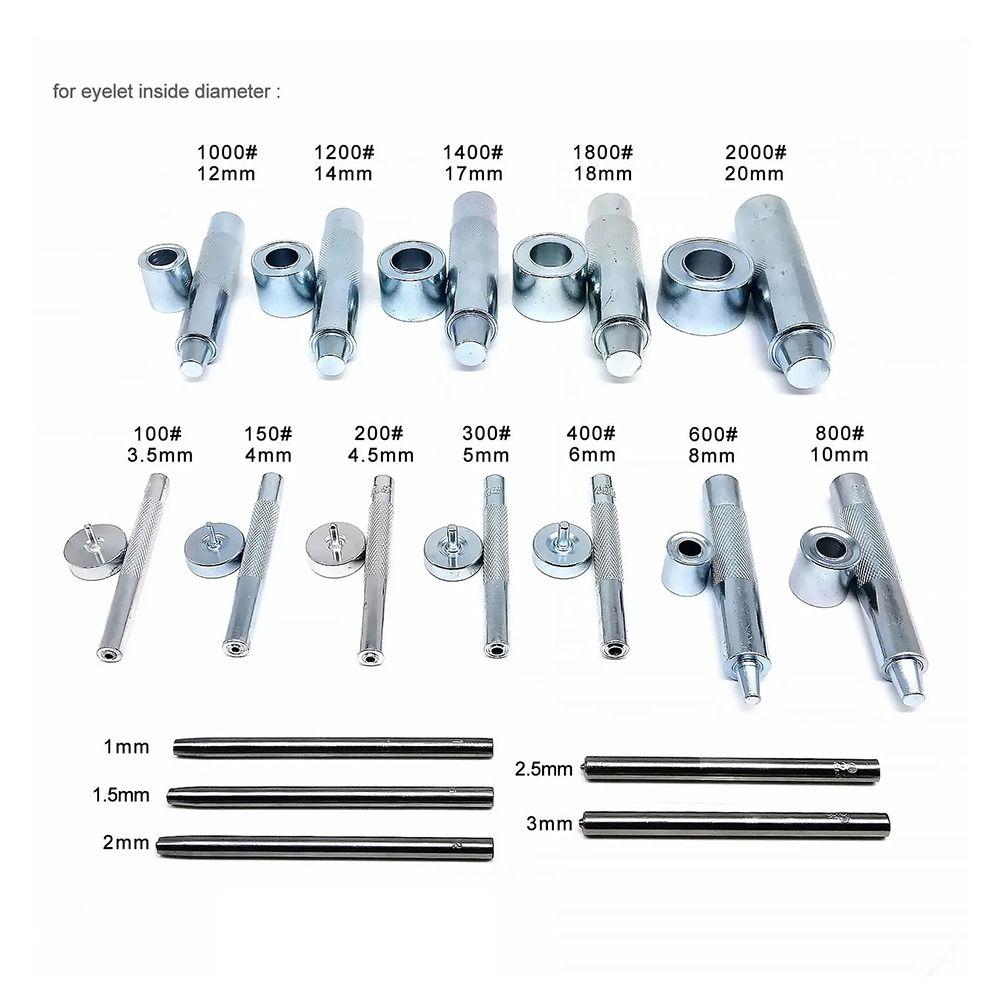 1Pcs DIY Accessories Leather Eyelets Mold Carbon Steel Grommet Installation Tool