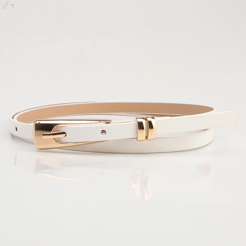 New Leopard Print Color Fashionable and Versatile Women's Fine Belt with Alloy Pin Buckle Pairs Well with Sweater, Dress and Suit Decorative Straps