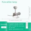 22" 3/5 Blades & LED Lighting Fan Silent DC Motor & Energy Saving Fan Household Electric Ceiling Fan with Hook