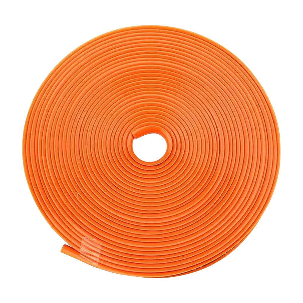 

8M Car Wheel Protection Ring with Adhesion Promoter Car Wheel Decorative Strips Tire Guard Decorative Strip Car Accessories оранжевый