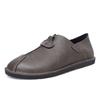 Autumn New Men's Loafers Soft Soled Comfortable Flat Bottom Walking Shoes Outdoor Park Versatile Men's Business Leather Shoes