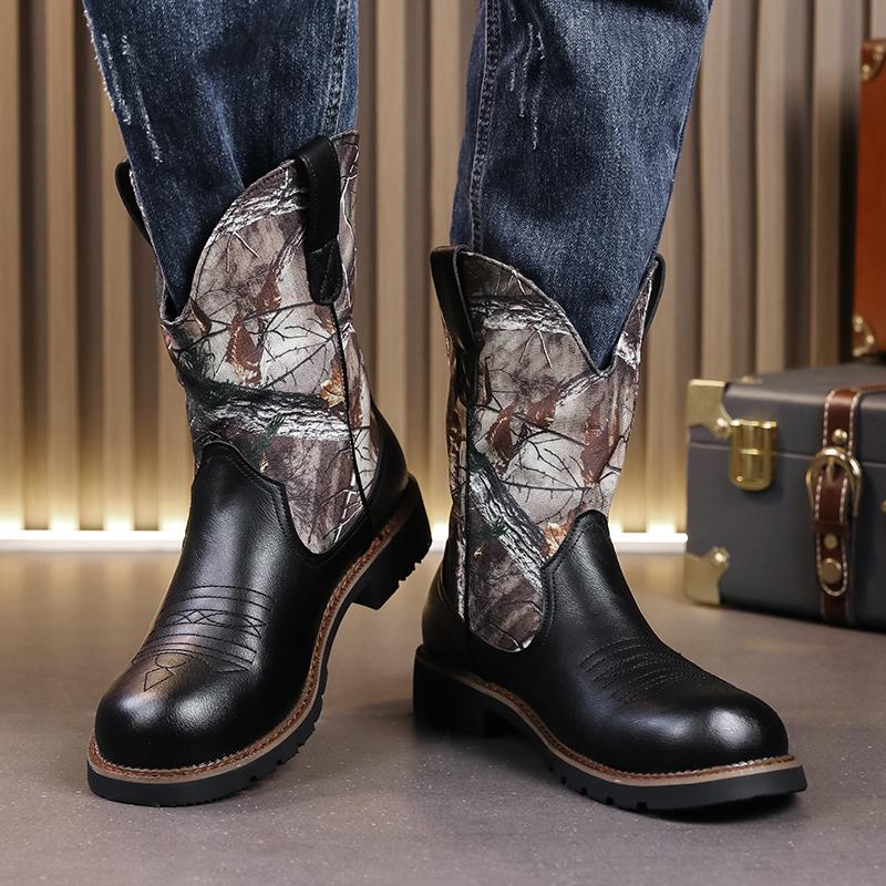 Men Winter Boots Outdoor Men'S Size Warm Protection for Cold Weather Conditions Insulated Material for Winter Comfort