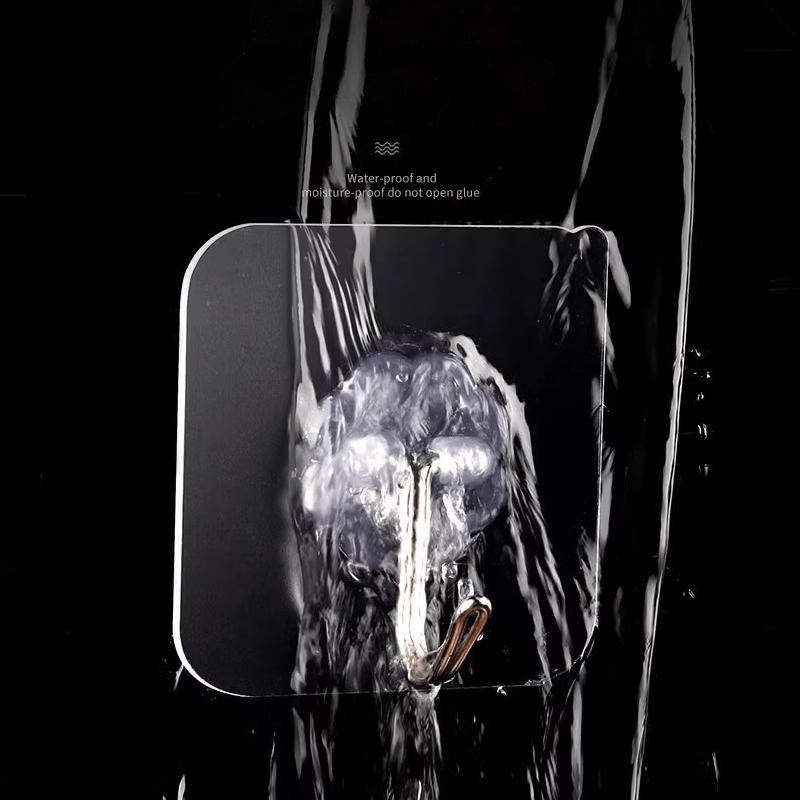 

1 шт. Крючки Прозрачные Сильные Самоклеящиеся Настенные Вешалки для Двери Крючки Присоска Стойка для Тяжелых Нагрузок Присоска для Кухни Ванной прозрачный