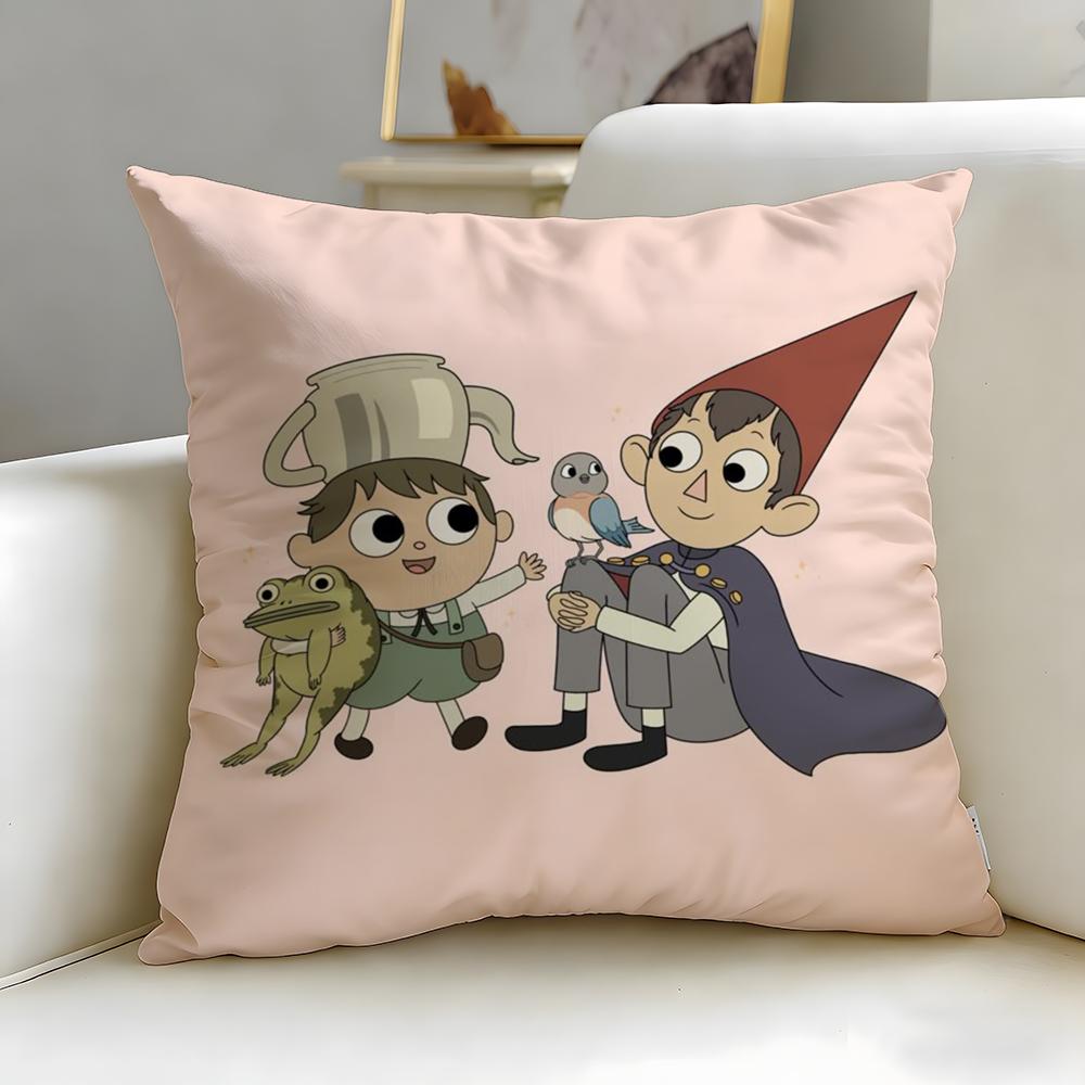 Animated Series Over The Garden Wall Cushion Cover Soft  EasyWash Pillow Case  Versatile for Couch Bed Travel and Office