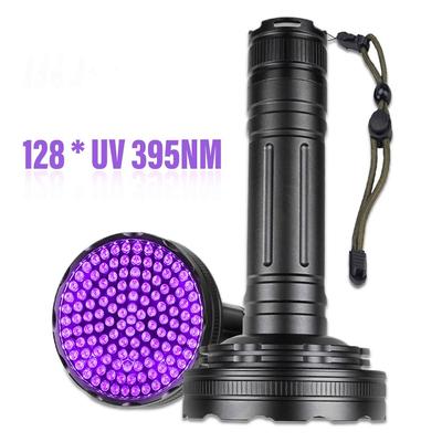 UV Flashlight with 128 LEDS 395NM Ultra Violet Torch Light Lamp Blacklight Detector for Dog Urine Pet Stains and Bed Bug