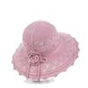 New Summer Women's Big-brimmed Sun Hat Hollow Sunscreen Sun Hat Flower Decoration Breathable Cool Hat