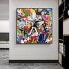 Martin Whatson Graffiti Artwork Canvas Painting Modern Pop Art Posters and Prints Wall Pictures for Home Living Room Cuadros