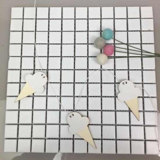 10 st Söt Glassform TräHängen Barnkammare Hem Barn